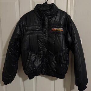 Vintage Mercury Racing Puffer Bomber Jacket